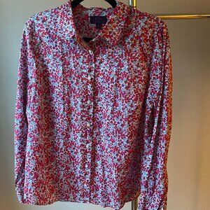 J Crew button down Liberty Fabric